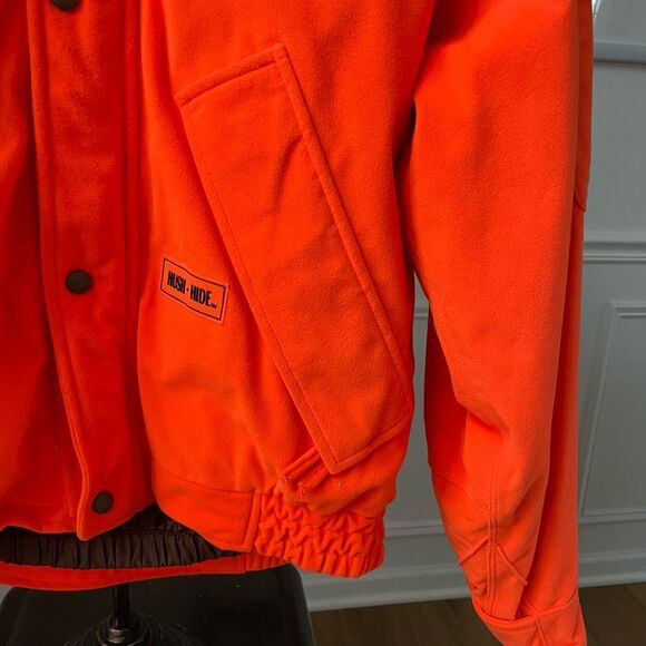 Gamehide Hush Hide Orange Waist Length Coat M - Picture 3 of 11